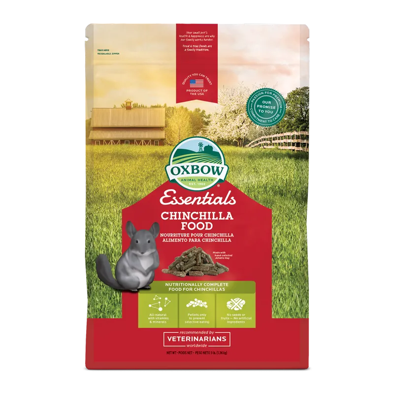 Oxbow Essentials Chinchilla Food 3lb