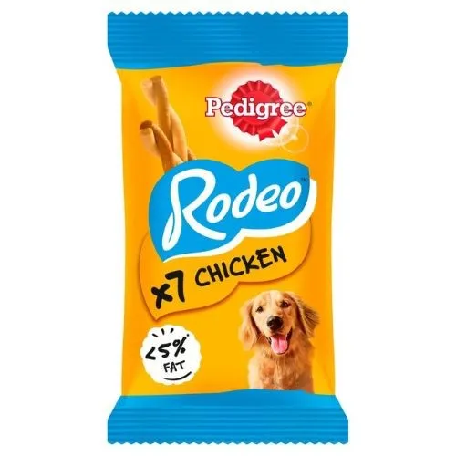 Pedigree Rodeo Chicken Dog Treats 7 Pack