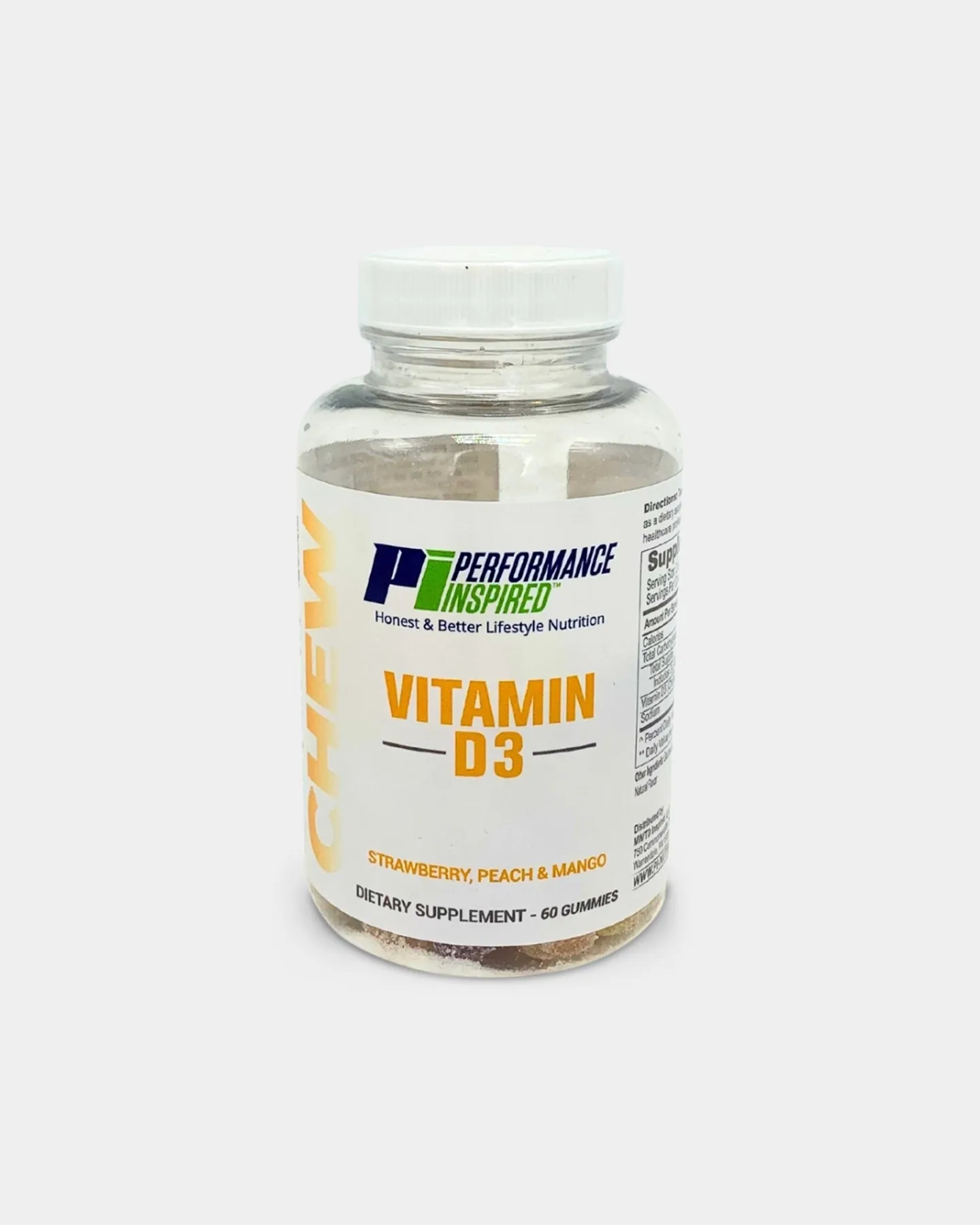 Performance Inspired Nutrition Vitamin D3 Gummy