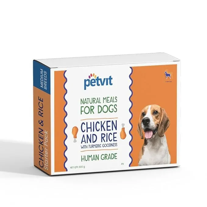 Petvit Dog Wet Food for Adult and Puppy with Gravy | Gravy Dog Food for Adult - Puppy - Chicken Flavor | Nutritious Dog Food with Gravy and Real Meat - Vegetables - Vitamins | Pack of 8-1600g