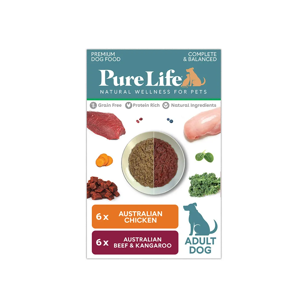 Pure Life Wet Food - Variety Pack For Adult Dogs