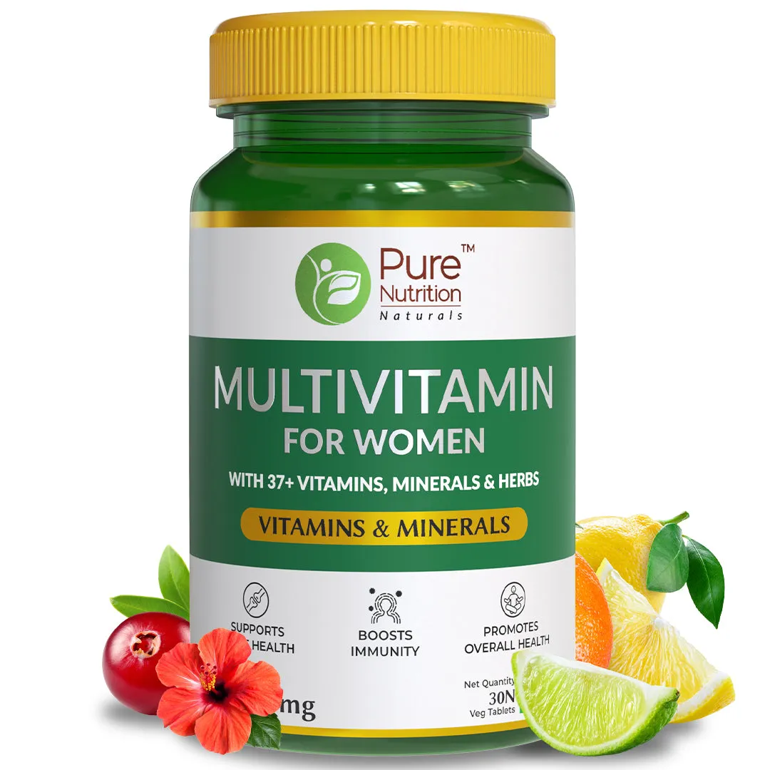 Pure Nutrition Women`s Multivitamin For Energy and Immunity - 30 tablets