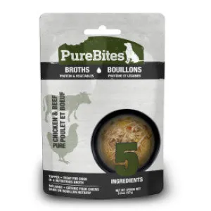 PureBites Chicken & Beef Broth for Dogs