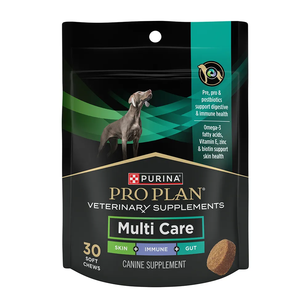 Purina Pro Plan Veterinary Supplements Multi Care Canine Supplement - 3  x 30ct Pouches (90 chews)