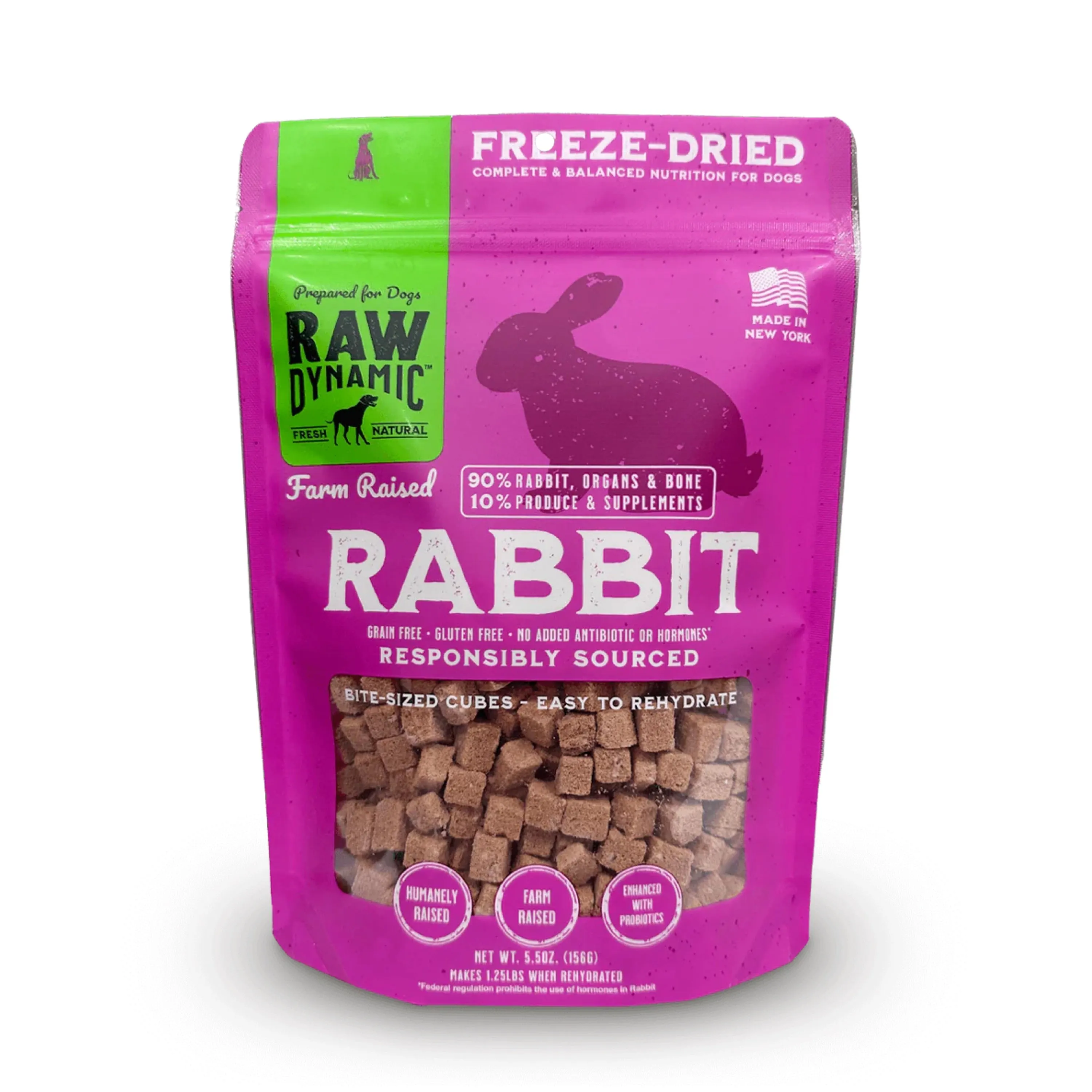 Raw Dynamic Freeze Dried Rabbit