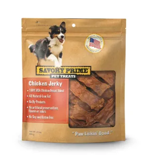 Savory Prime Jerky Chicken Dog Treats