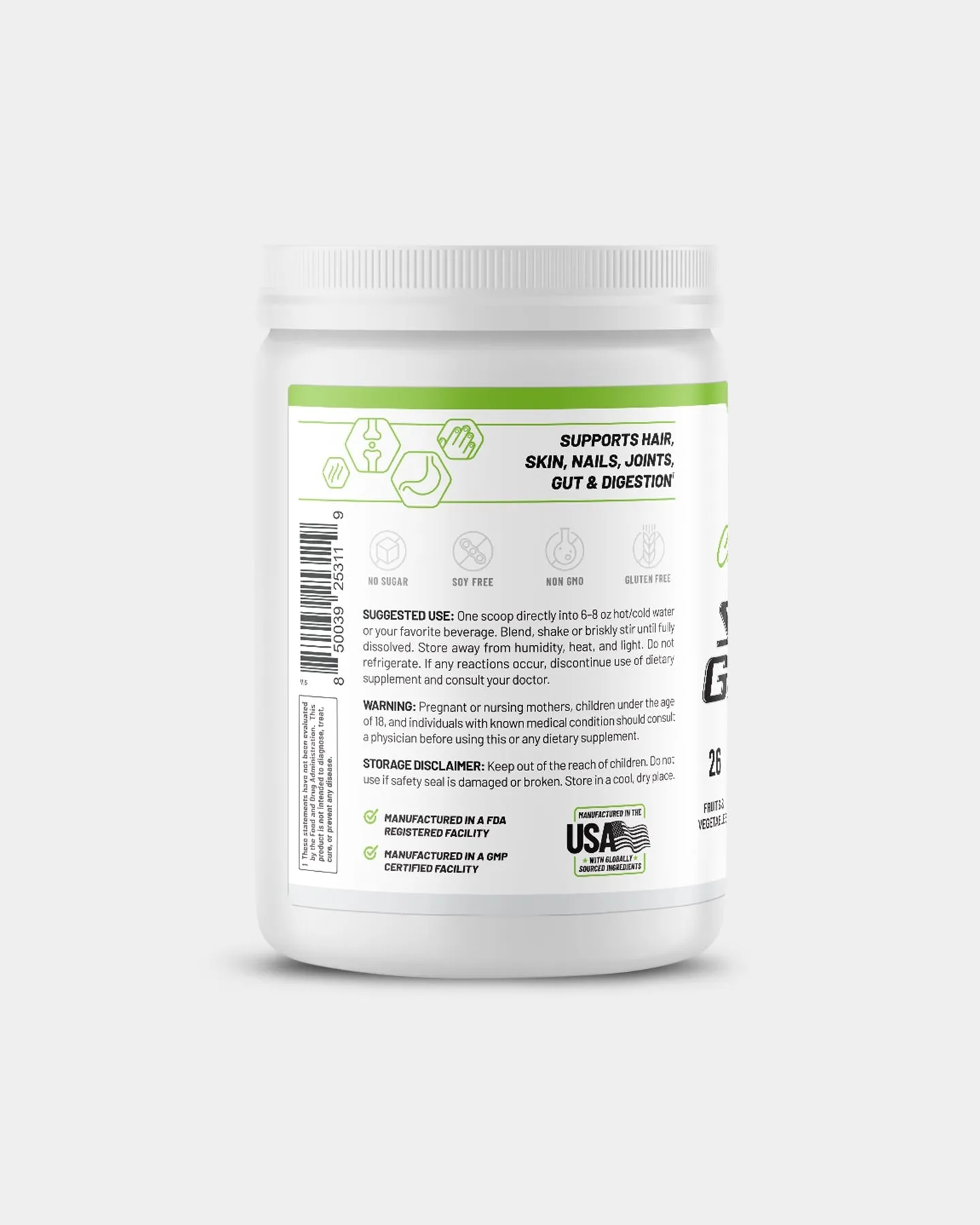 SNAP Supplements Collagen   Super Greens