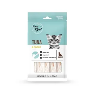 Soup Time Cat Treat Tuna & Codfish 70g (14g x 5)