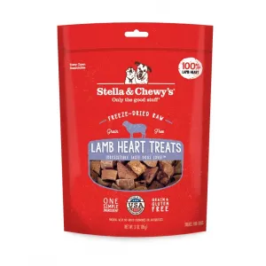 Stella & Chewy's Freeze-Dried Raw Lamb Heart Dog Treats