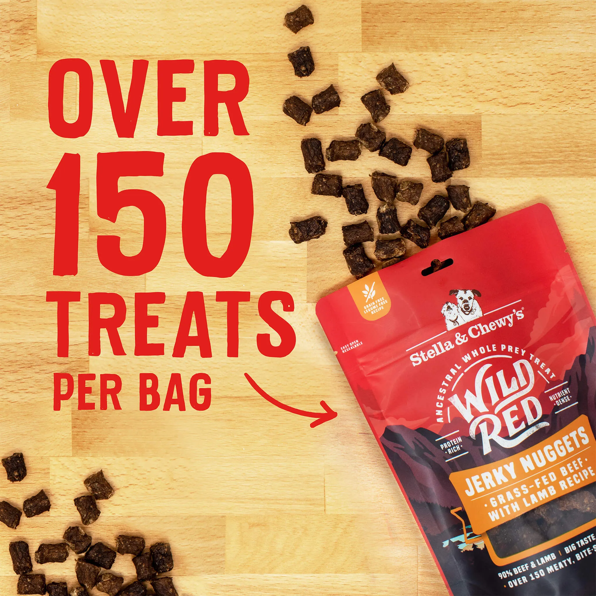 Stella & Chewy's Wild Red Jerky Nuggets 6oz