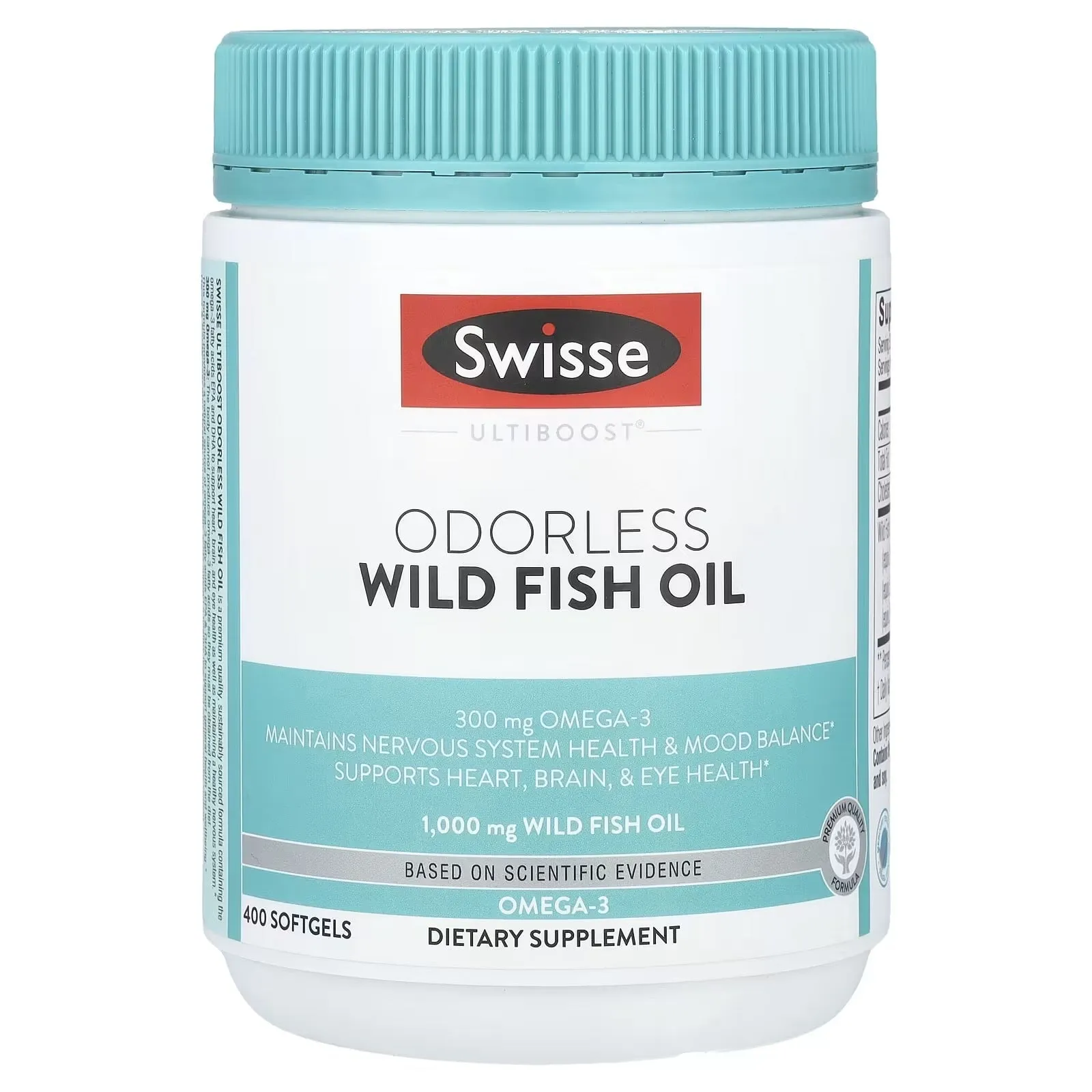 Swisse Ultiboost Odourless Wild Fish Oil 1000mg