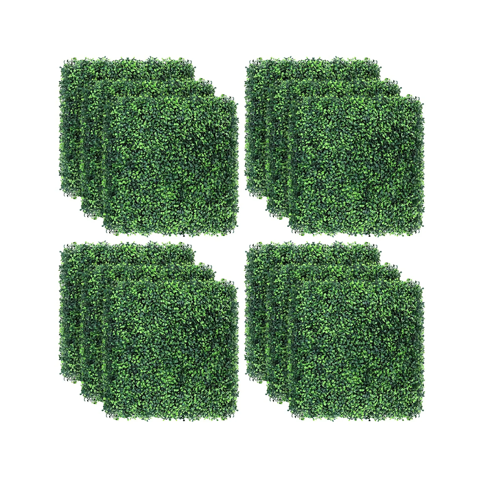 TOPNEW Artificial Boxwood Topiary Hedge Plant UV Protection |for Decoration