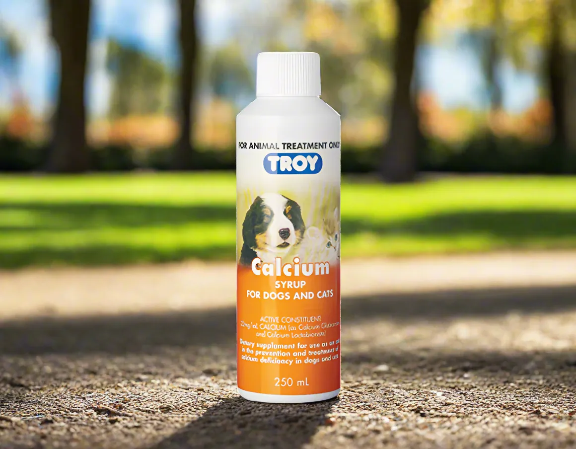 Troy Calcium Syrup: Essential Nutrition for Growing and Nursing Pets