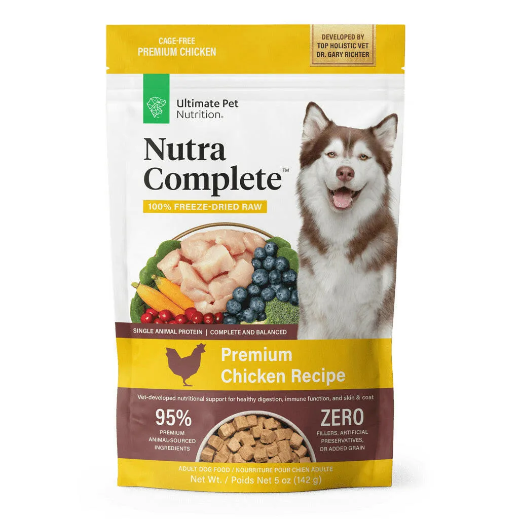 Ultimate Pet Nutrition Nutra Complete Premium Freeze-Dried Raw Dog Food Bundle!