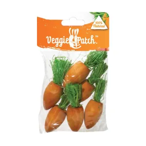 Veggie Patch Carrot Small Animal Toys 6 Pack