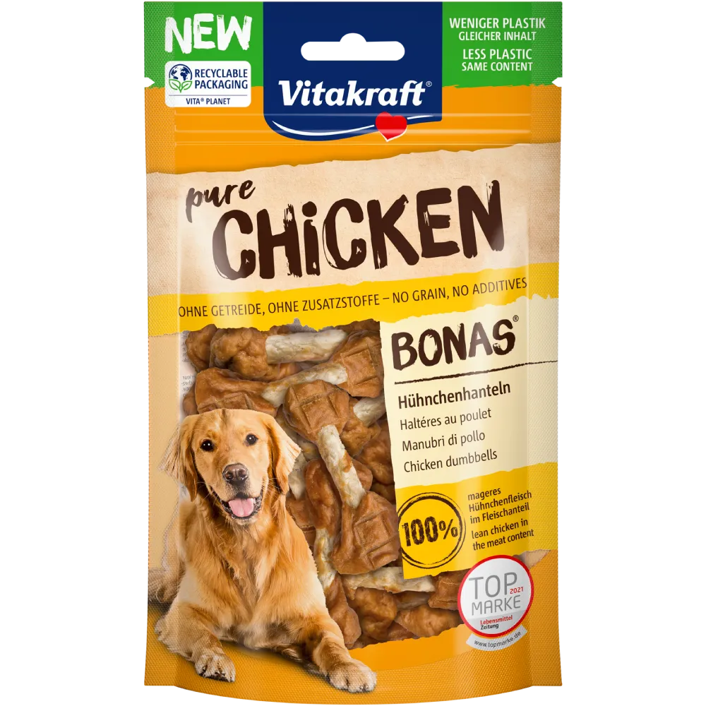 Vitakraft Dog Treats Pure Chicken Dumbbells 80g