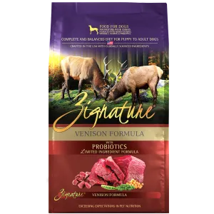 Zignature Dog Venison Formula 4lb